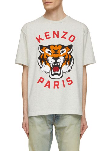 Lucky Tiger Crewneck T-Shirt - KENZO - Modalova