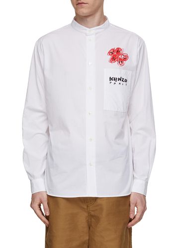 Flower Print Cotton Shirt - KENZO - Modalova
