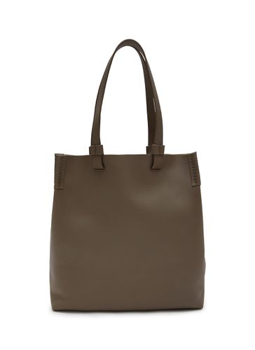 Large T Leather Tote Bag - BONASTRE - Modalova