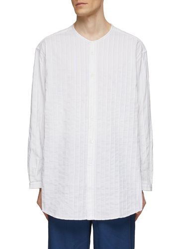 Oversized Pinstripe Cotton Shirt - BARENA - Modalova