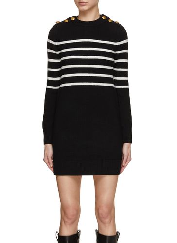 Striped Knit Mini Dress - MO & CO. - Modalova