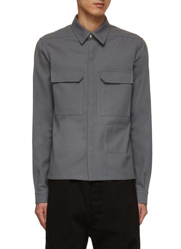 Cropped Shirt Jacket - RICK OWENS - Modalova