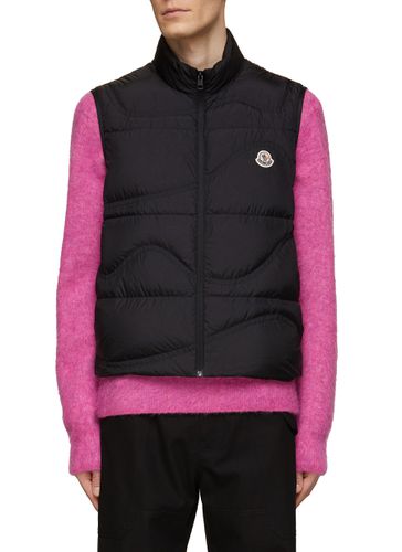 Wave Quilted Down Puffer Vest - MONCLER - Modalova