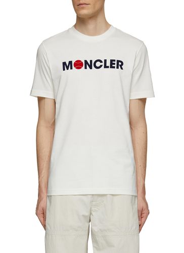 Ball Logo Crewneck T-Shirt - MONCLER - Modalova