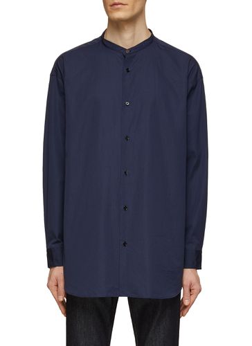 Mandarin Collar Cotton Shirt - TOMORROWLAND - Modalova