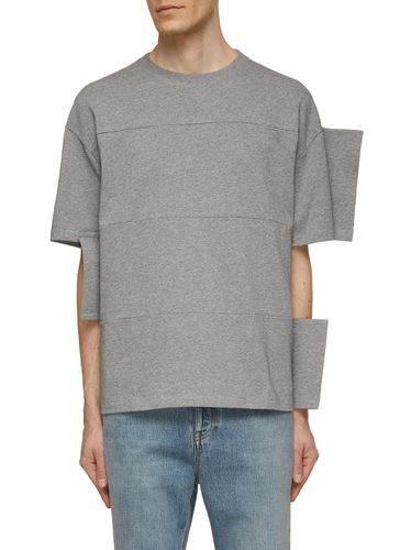 Distorted Panel Cotton T-Shirt - LOEWE - Modalova
