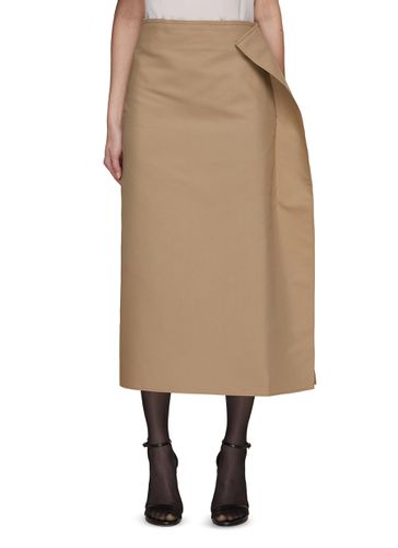 Side Flap Pencil Skirt - GIA STUDIOS - Modalova