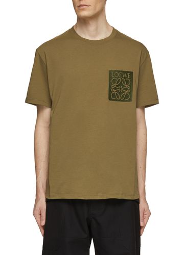 Negative Space Embroidered Angram T-Shirt - LOEWE - Modalova