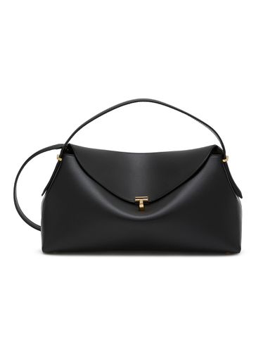 T-Lock Leather Top Handle Bag - TOTEME - Modalova