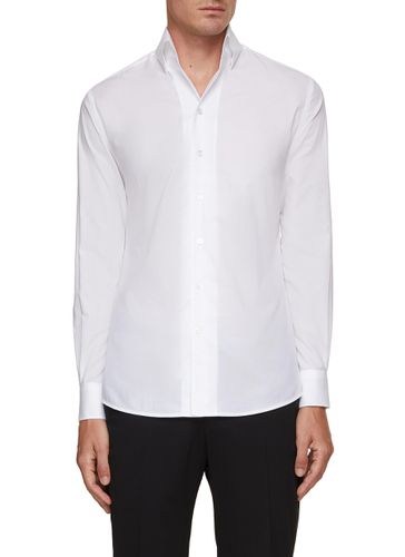Spread Collar Cotton Shirt - MAGNUS & NOVUS - Modalova