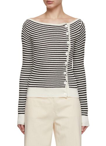 Striped Cotton Knit Top - N°21 - Modalova