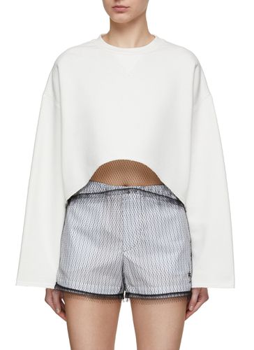 Cropped Cotton Sweatshirt - N°21 - Modalova