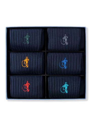 Simply Navy Socks Gift Box - Set of 6 - LONDON SOCK COMPANY - Modalova