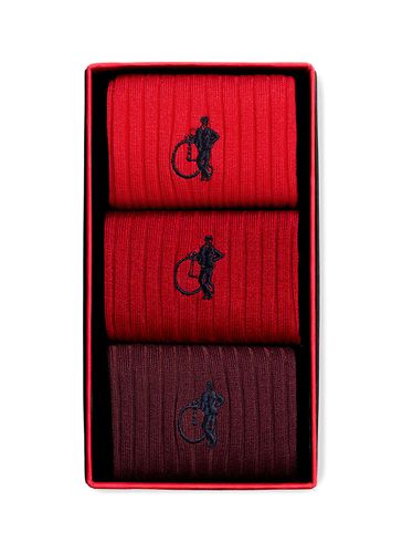Simply Red Socks Gift Box - Set of 3 - LONDON SOCK COMPANY - Modalova