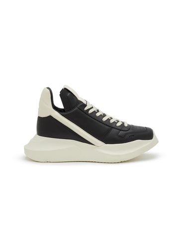 Grained Leather High-top Sneakers - RICK OWENS - Modalova