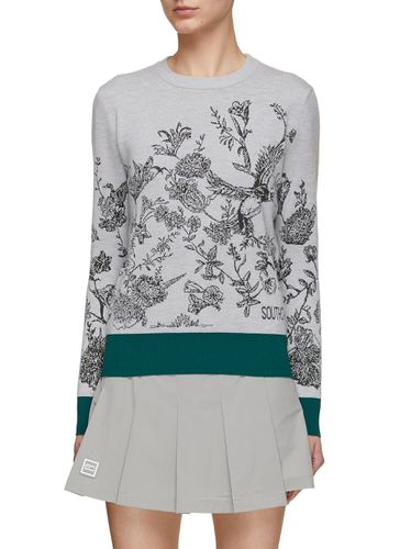 Floral Jacquard Sweater - SOUTHCAPE - Modalova