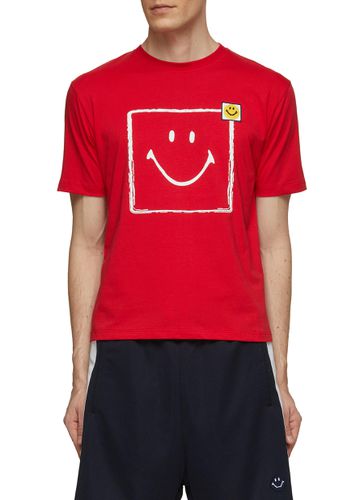 Square Smiley Face T-Shirt - JOSHUA'S - Modalova