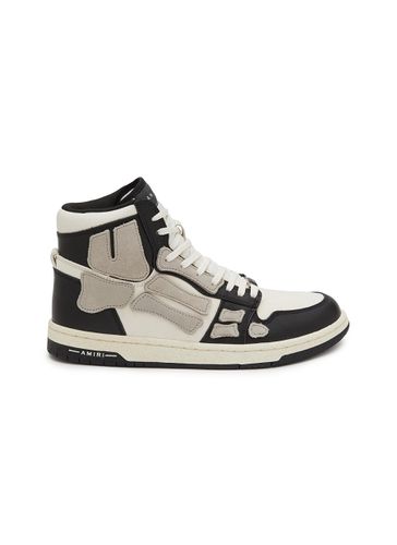 Skel High Top Lace Up Leather Sneakers - AMIRI - Modalova