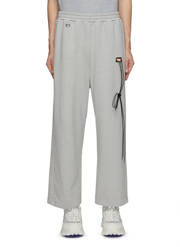 Embroidered Cable Sweatpants - DOUBLET - Modalova