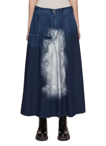 Panel Pocket Flared Denim Skirt - Y'S - Modalova