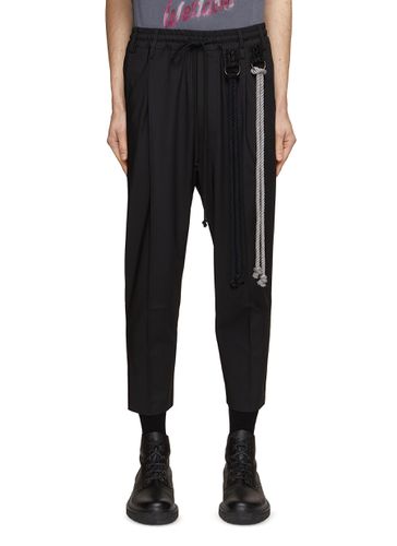 Dual Rope Cropped Lounge Pants - SONG FOR THE MUTE - Modalova