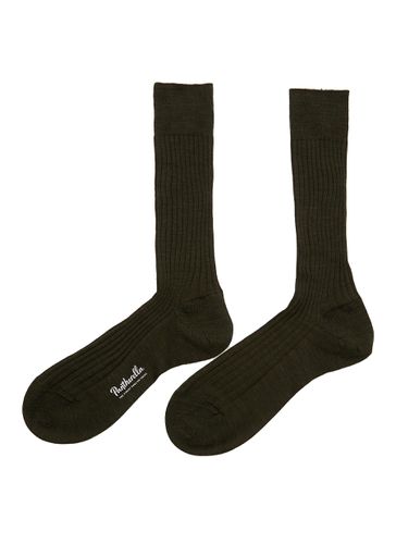 Laburnum Rib Merino Wool Long Anklet Socks - PANTHERELLA - Modalova