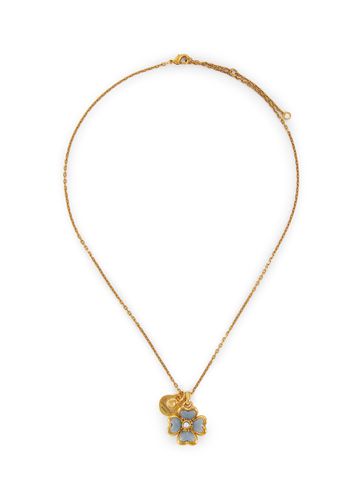 K Gold Plated Talisman Clover Necklace - GOOSSENS - Modalova