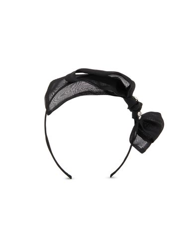 Silk Organza Rhinestone Embellished Headband - JENNIFER OUELLETTE - Modalova