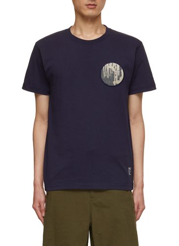 Circle Boro Patch Cotton T-Shirt - FDMTL - Modalova