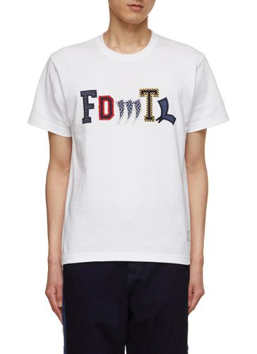 Logo Embroidered Cotton T-Shirt - FDMTL - Modalova