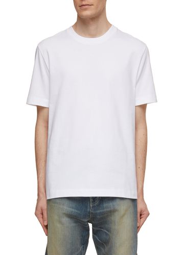Logo Back Cotton Jersey T-Shirt - HELMUT LANG - Modalova
