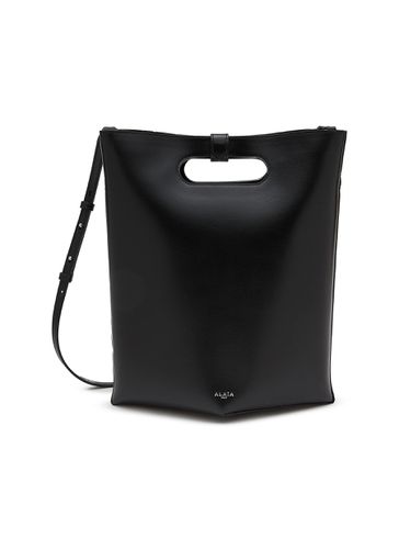 Folded Leather Tote Bag - ALAÏA - Modalova