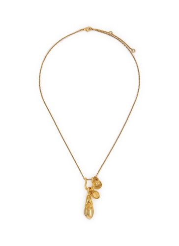 Foliage 24k Gold Plated Necklace - GOOSSENS - Modalova