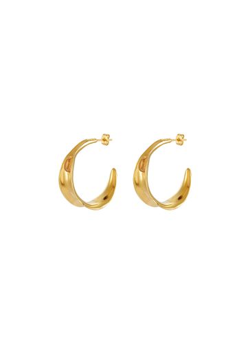 Foliage 24k Gold Plated Earrings - GOOSSENS - Modalova