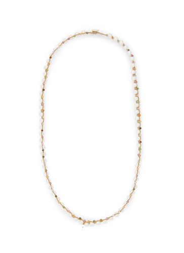 Dallas Fresh Water Pearl Tourmaline Necklace - LORINA BALTEANU - Modalova