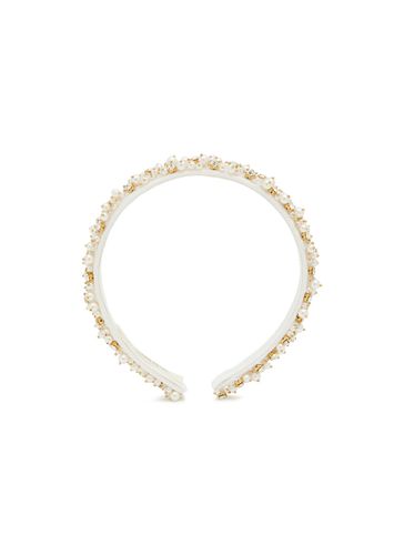 Landyn Faux Pearl Swarovski Crystal Embellished Headband - JENNIFER BEHR - Modalova