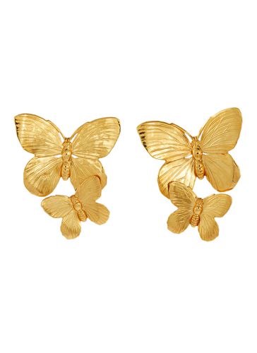 Papillon Gold-tone Plated Earrings - JENNIFER BEHR - Modalova
