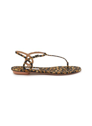 Almost Bare Leopard Print Sandals - AQUAZZURA - Modalova