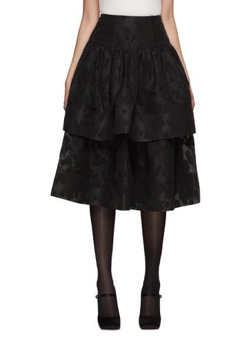 Double Layer Jacquard Skirt - MING MA - Modalova