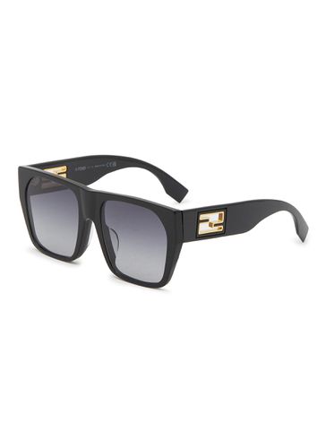 Baguette Acetate Square Sunglasses - FENDI - Modalova