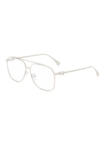 Baguette Metal Square Optical Glasses - FENDI - Modalova