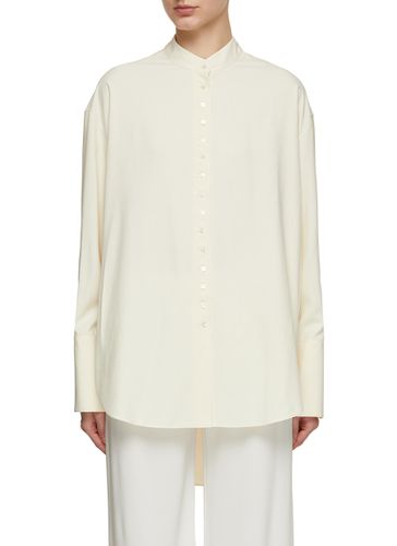 Ridla Mandarin Collar Silk Shirt - THE ROW - Modalova