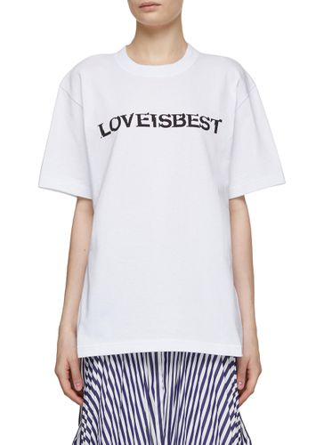Love Is Best Printed T-Shirt - SACAI - Modalova