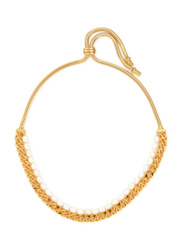 Chiara 12K Gold Plated Pearl Necklace - DEMARSON - Modalova