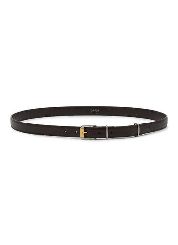 Metallic Loop Thin Leather Belt - THE ROW - Modalova