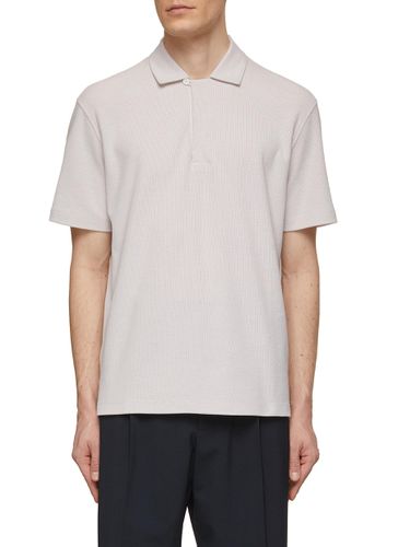Honeycomb Cotton Polo Shirt - ZEGNA - Modalova
