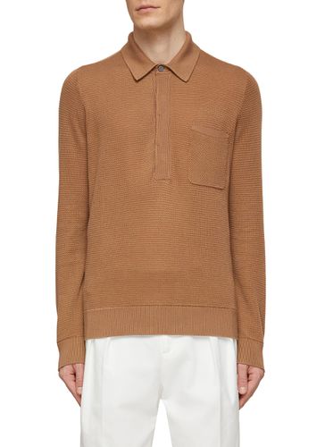 Knitted Polo Shirt - ZEGNA - Modalova