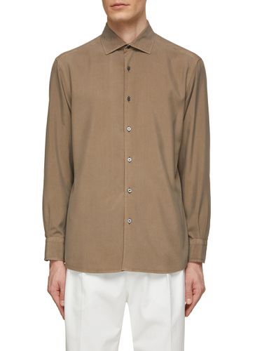 Button Up Silk Shirt - ZEGNA - Modalova