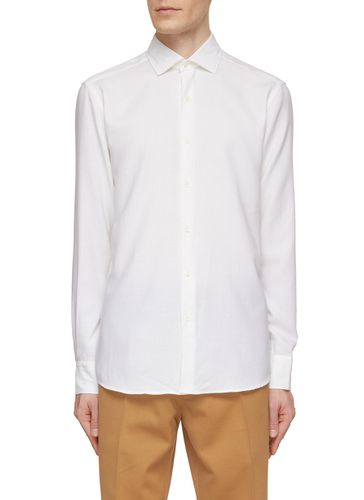 Cashmere Cotton Shirt - ZEGNA - Modalova