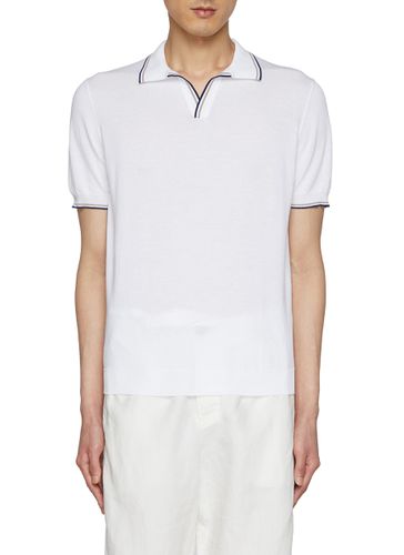 Cotton Tennis Polo Shirt - EQUIL - Modalova